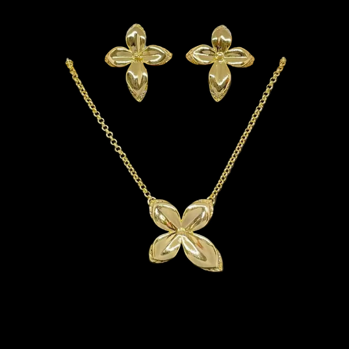 Flower golden set