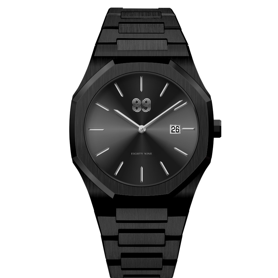 Ultra Thin Black Watch - Elevate Your Style with Our Durable 40MM Quartz Timepiece