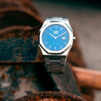 Ultra Thin Blue Dial Watch